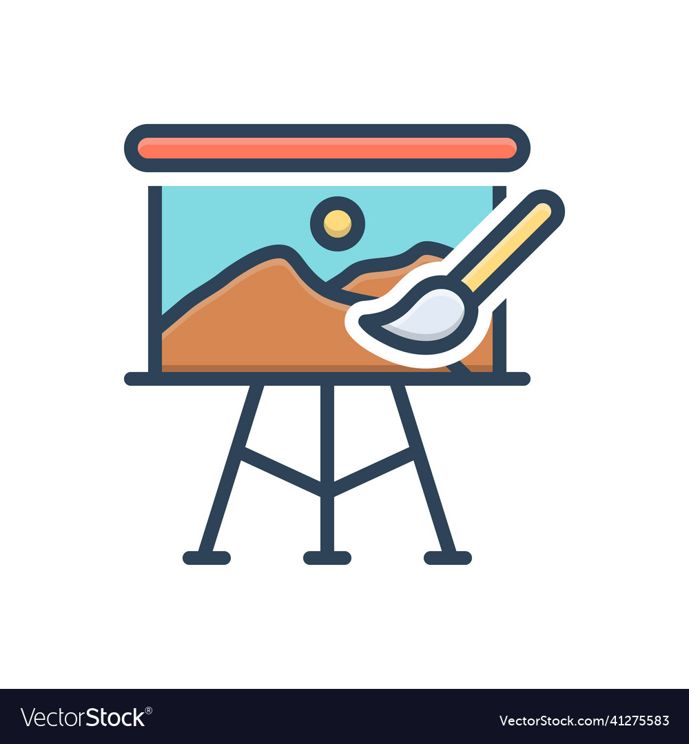 Canvas Royalty Free Vector Image - VectorStock