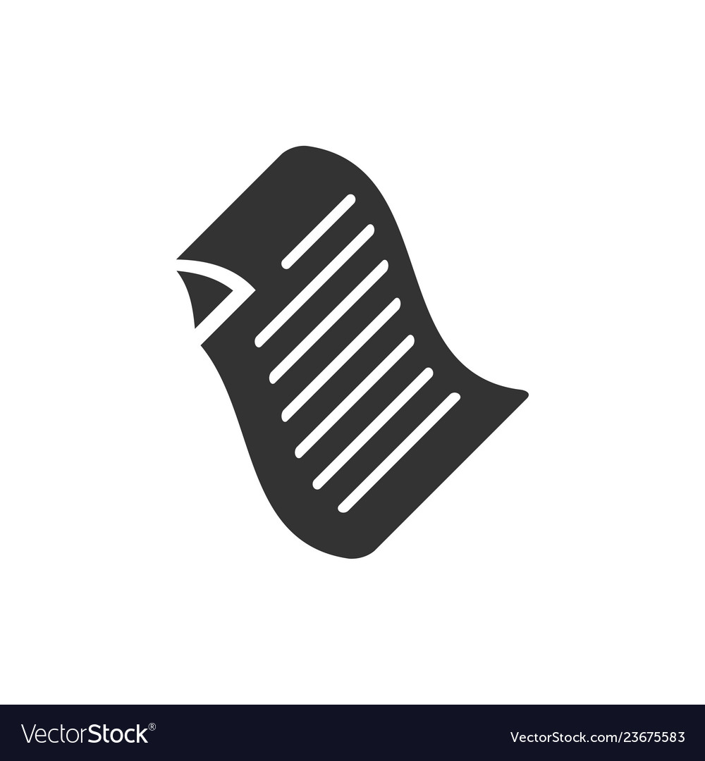 Document icon graphic design template