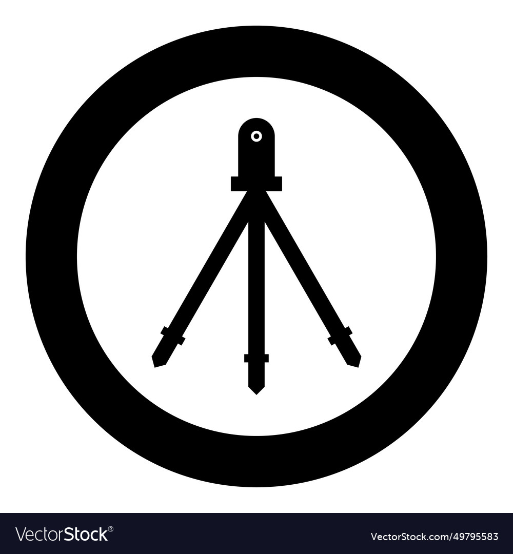 Laser level tool measure building on tripod vector image Laser level tool measure building on tripod