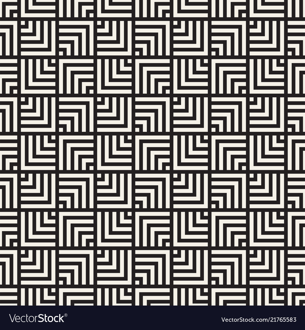 Modern Geometric Line Pattern