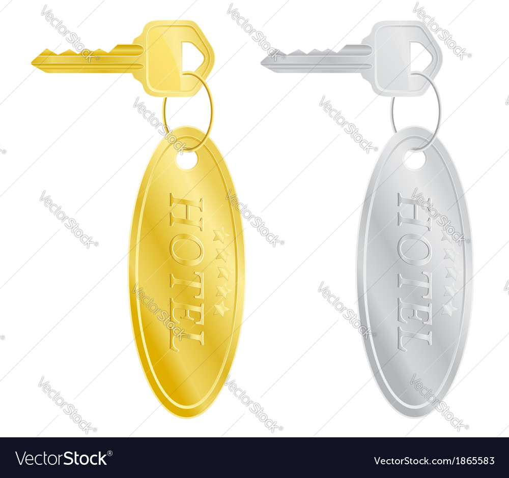 Multiple Keys on White Background