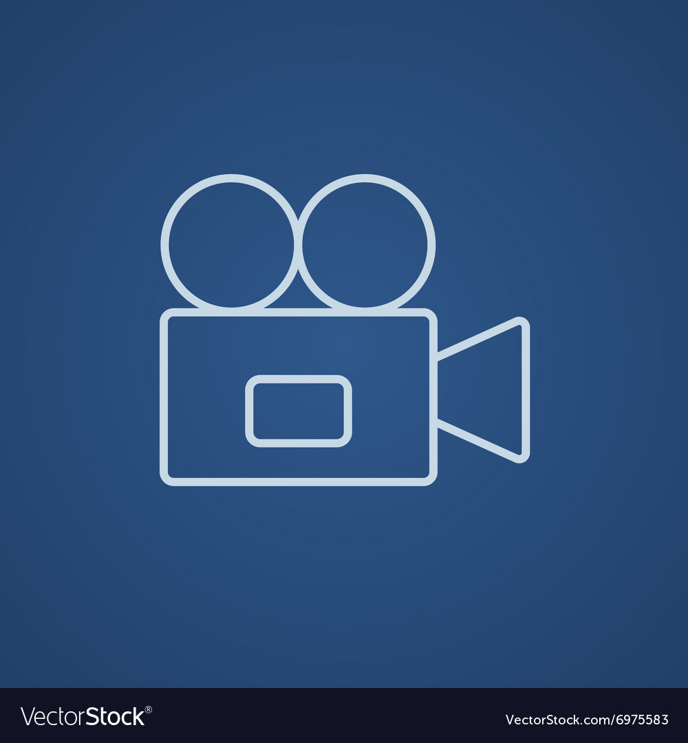 Video Kamera Line Icon