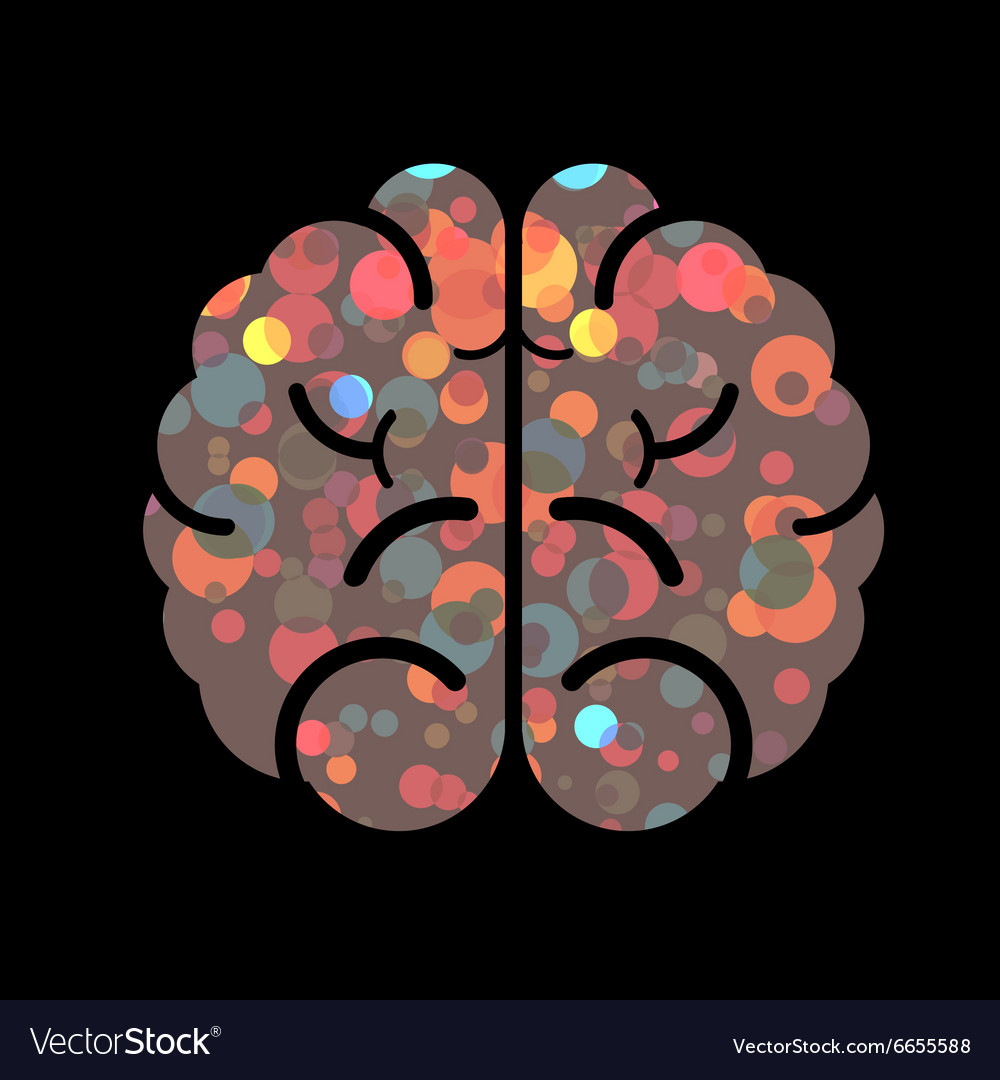 Abstract brain nice element for design