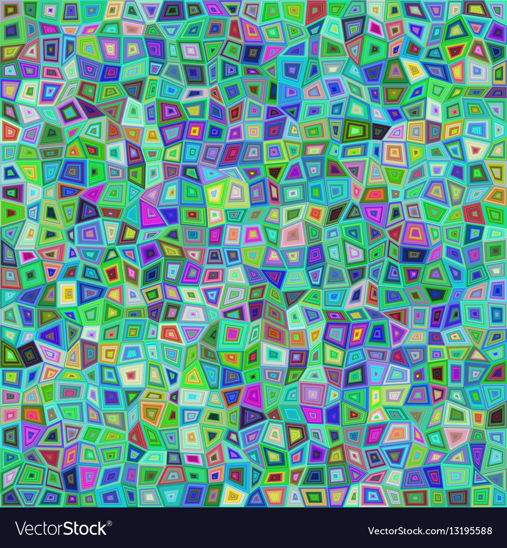 Abstract irregular rectangle mosaic background Vector Image