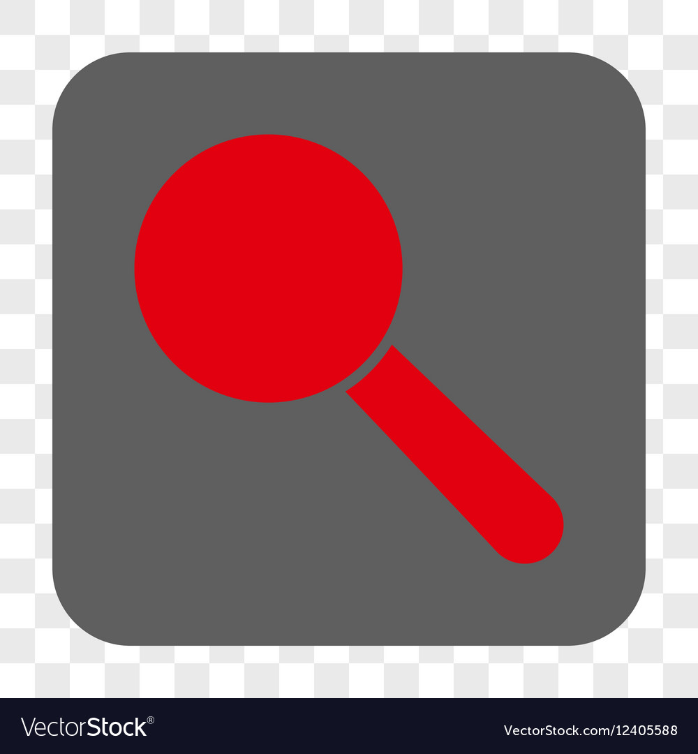 Search tool rounded square button