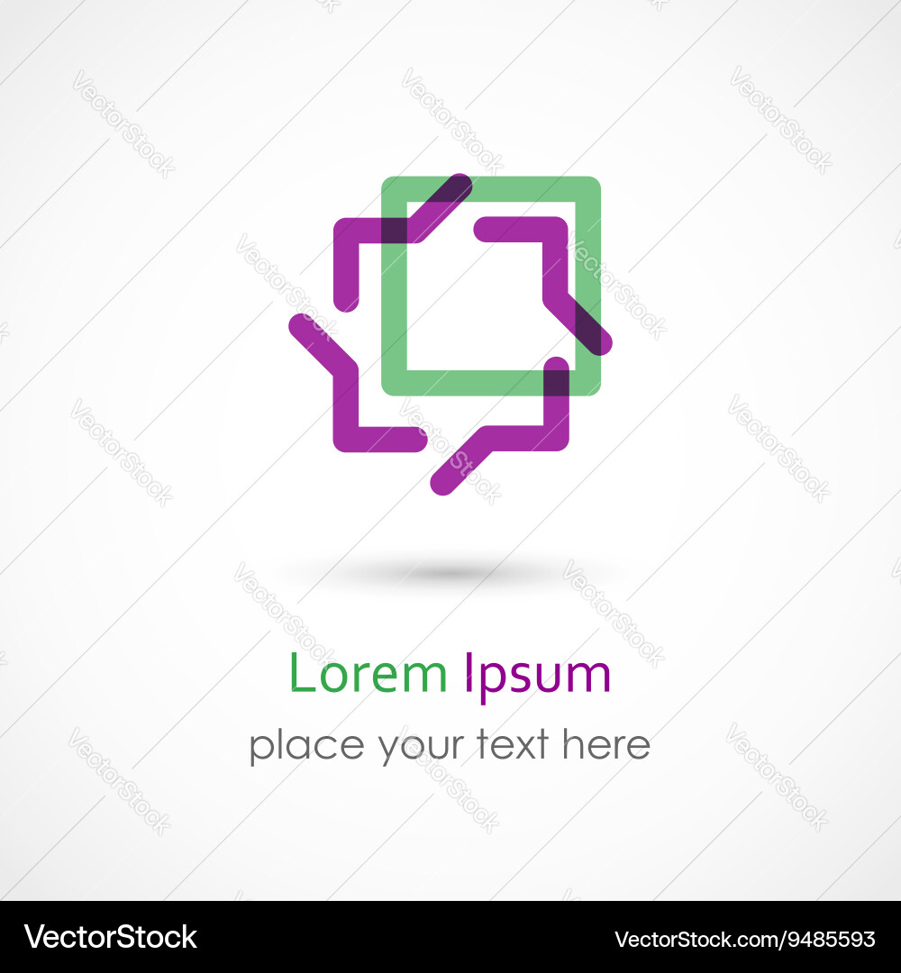 Abstract icon Royalty Free Vector Image - VectorStock