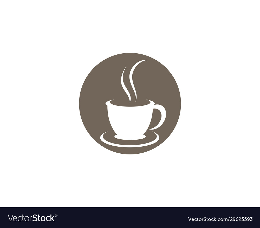 Coffee cup symbol icon Royalty Free Vector Image