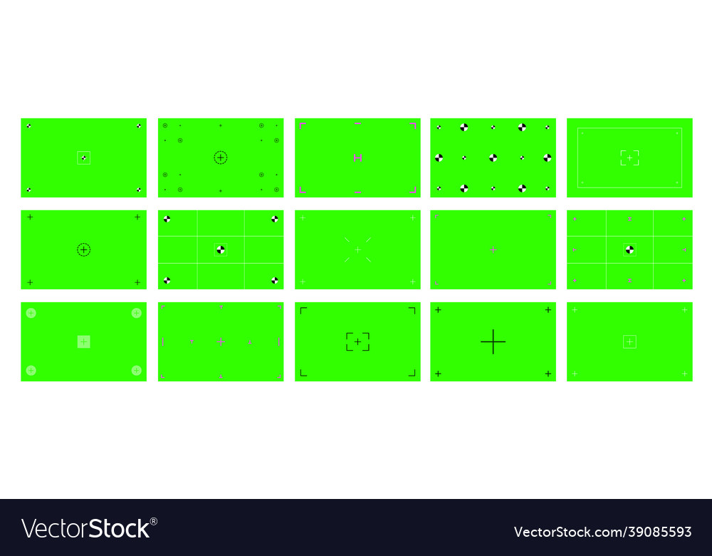 Green colored chroma key background screen flat