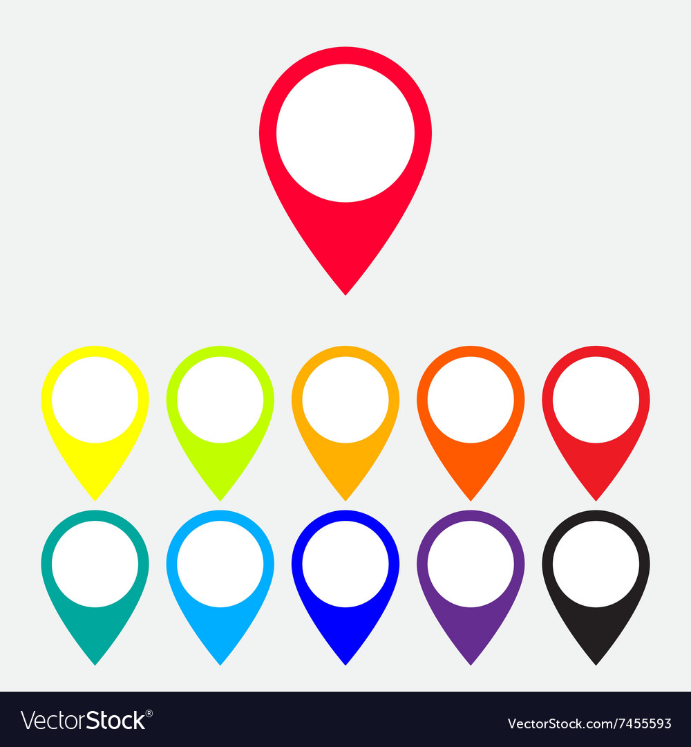 Map Pointer Icons