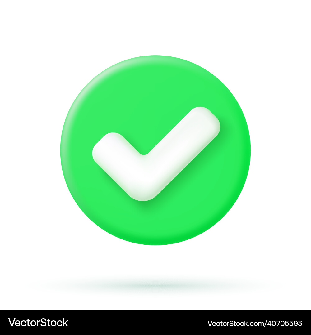 Realistic right 3d button Royalty Free Vector Image