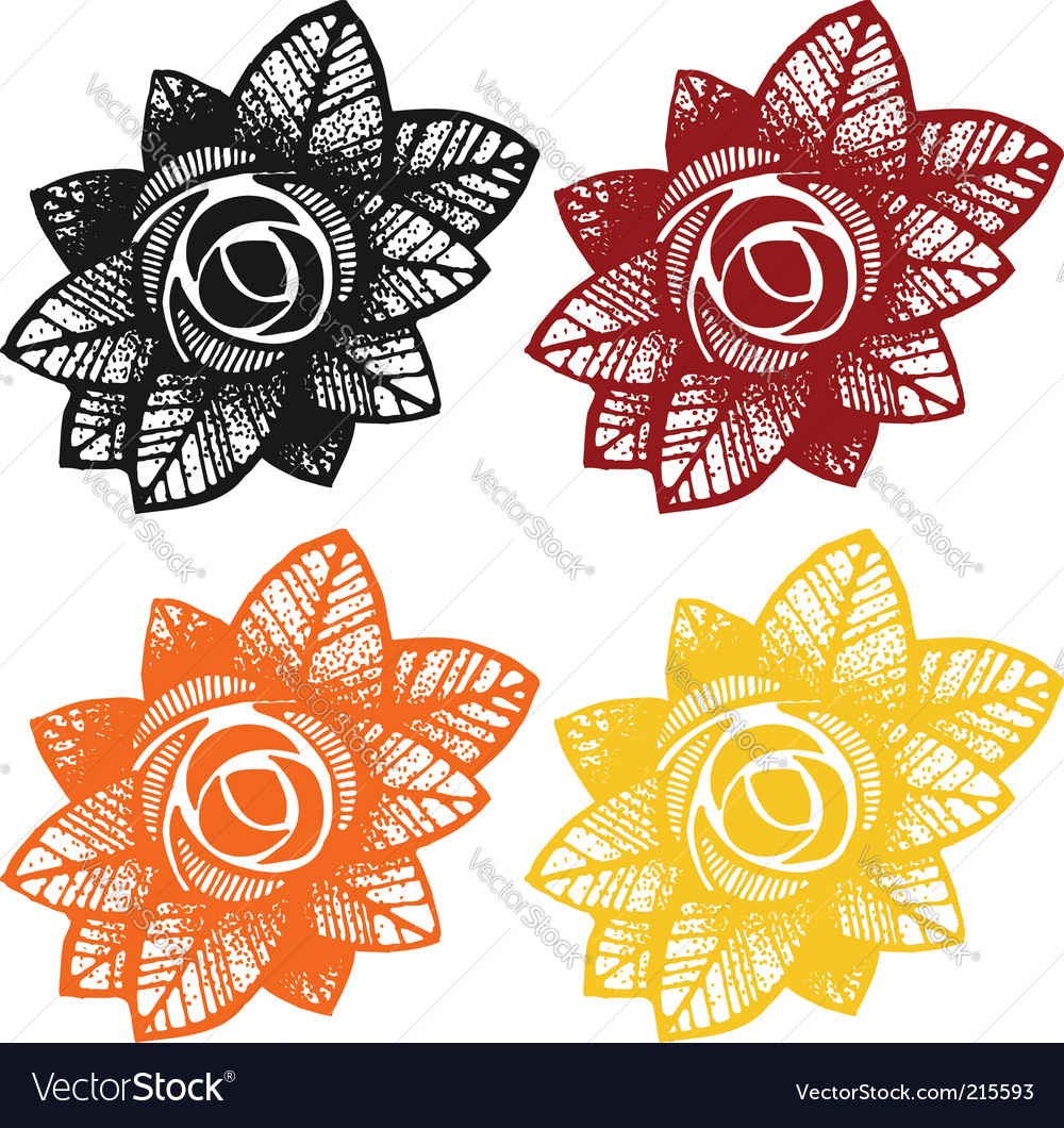 Rose design elements