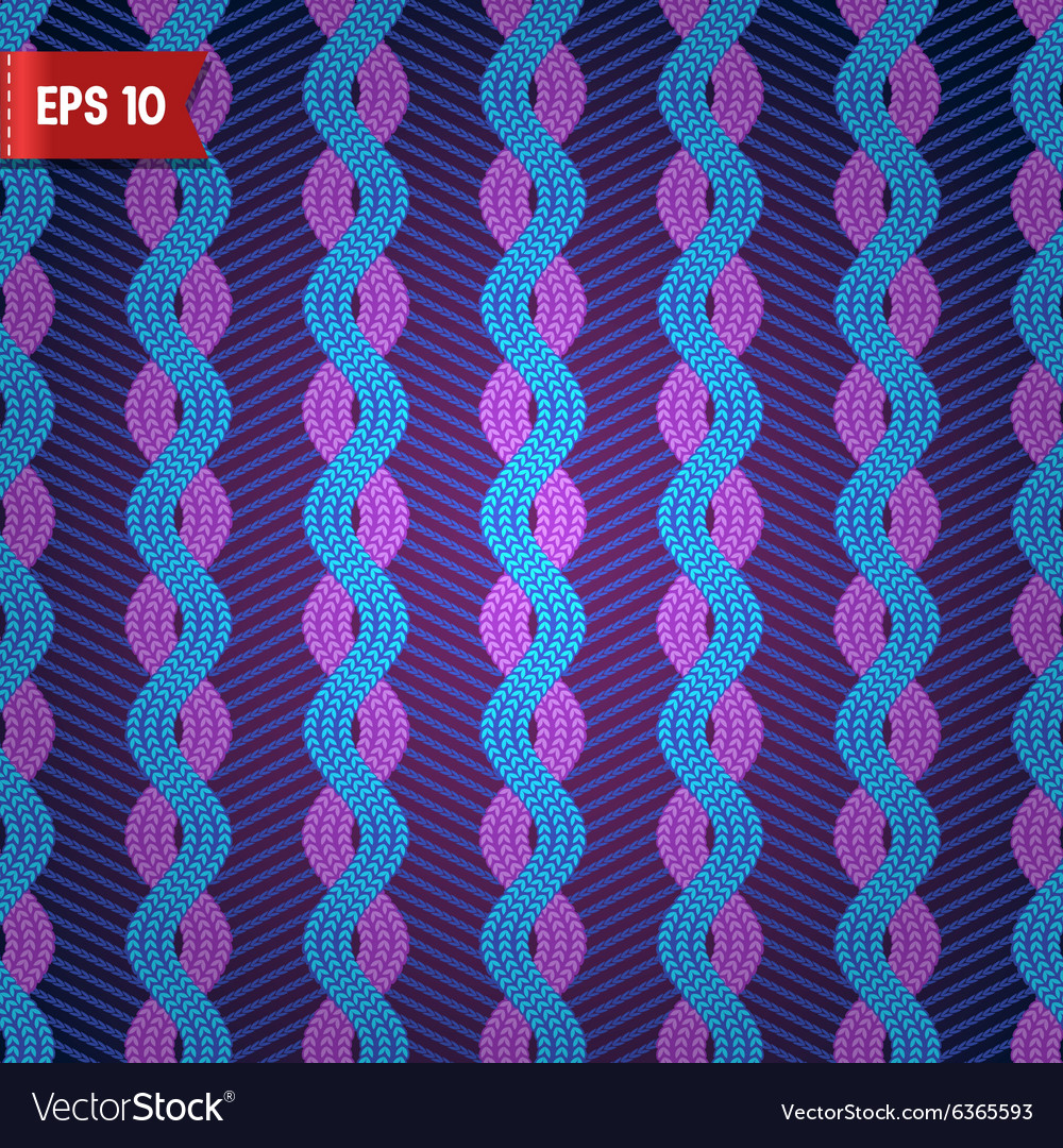 Seamless knitted pattern