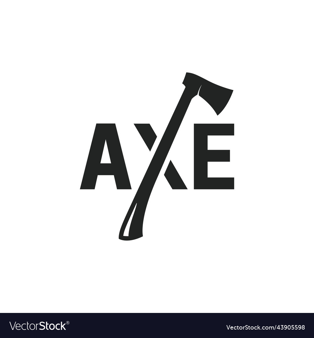AXE Shape with X Symbol