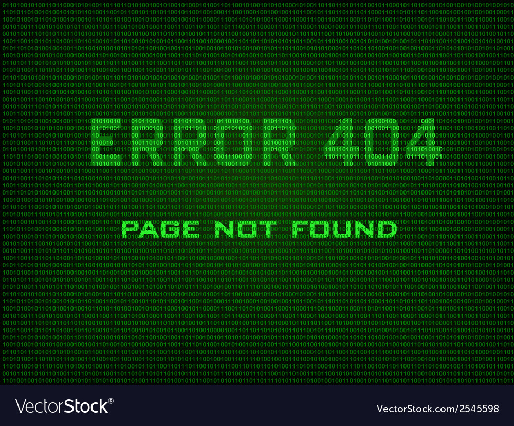 Binary Error 404 Page