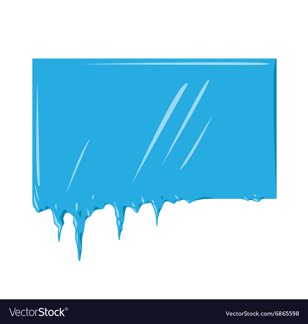Collection of frozen icicle snow winter
