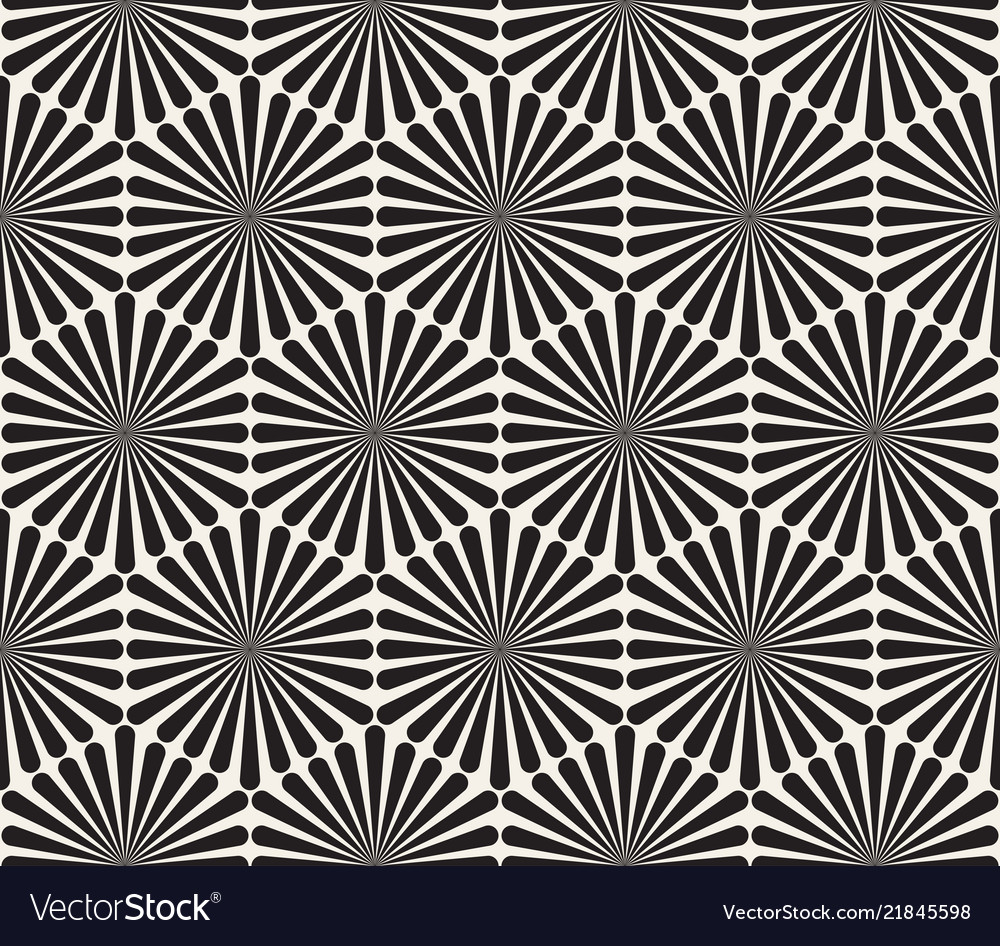 Geometric Line Tiling Pattern