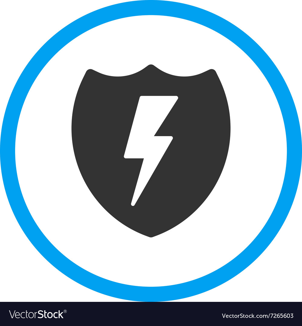 Electric shield icon