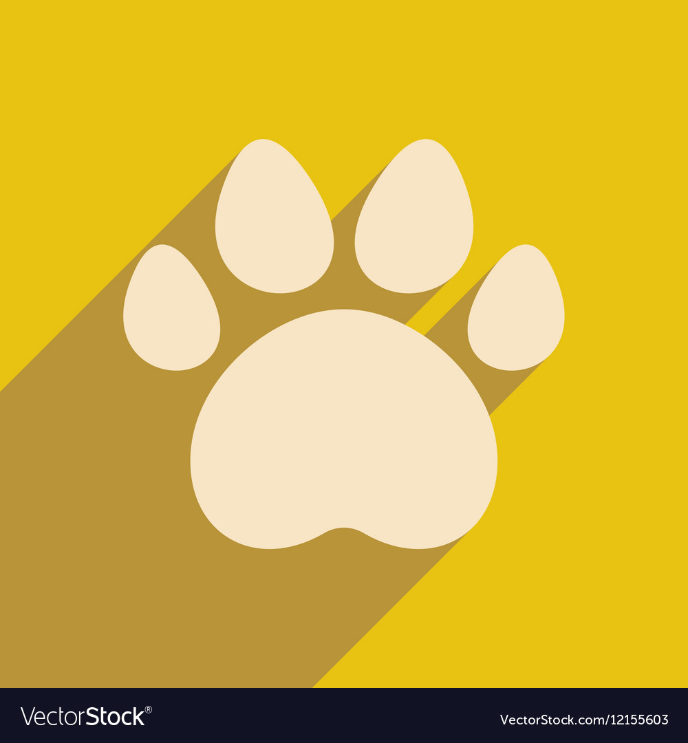 Flat with shadow icon and mobile application