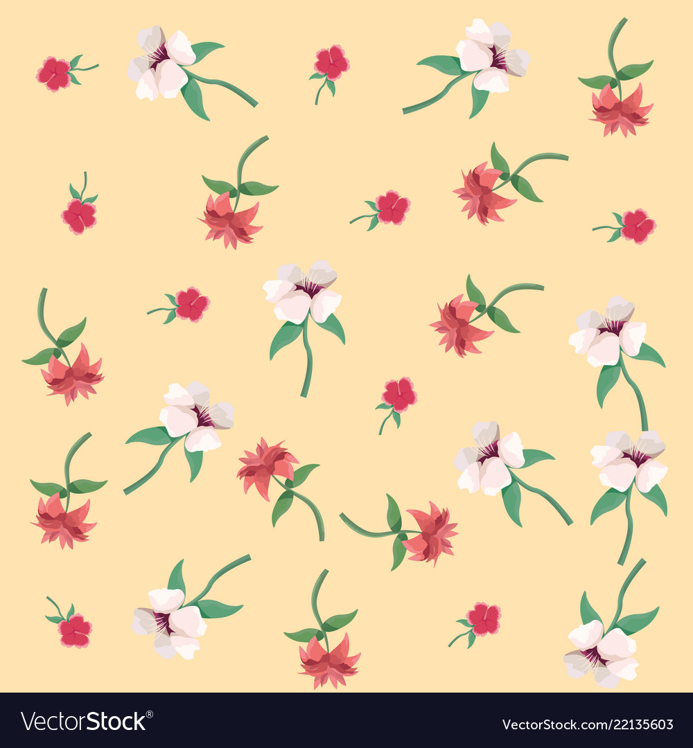 Flowers floral nature foliage pattern