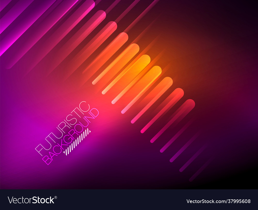 Bright neon color techno abstract background