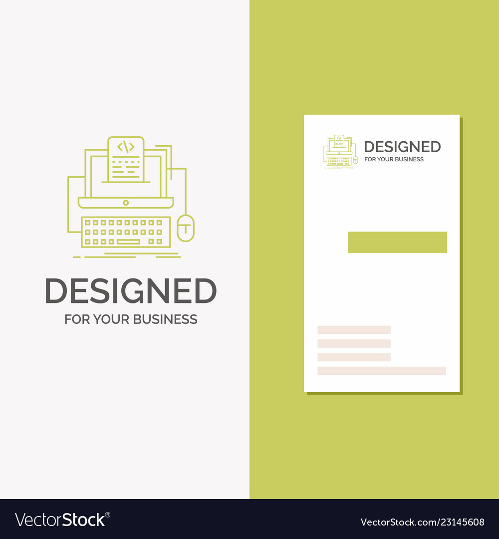 Business-Logo für Code Codierung Computer Monoblock vector image Business-Logo für Code Codierung Computer Monoblock