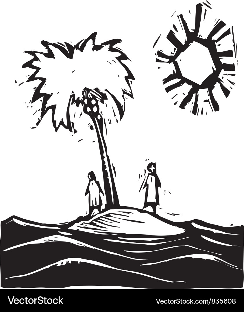 Castaways Royalty Free Vector Image - VectorStock