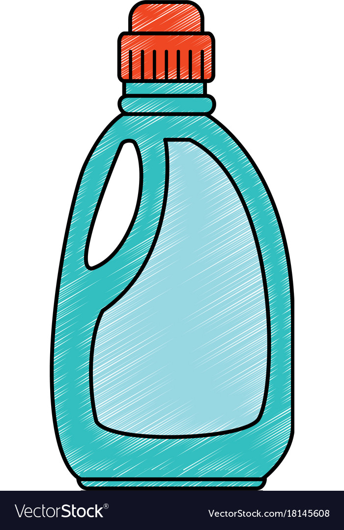 Detergent bottle isolated icon