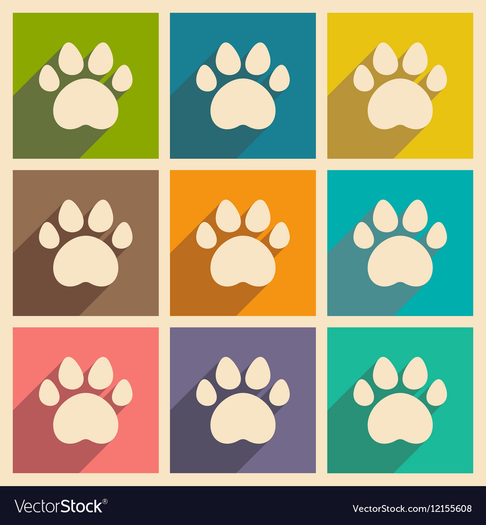 Flat with shadow concept and mobile application