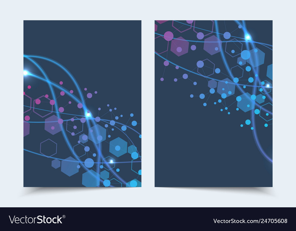 Modern Hexagonal Particle Templates