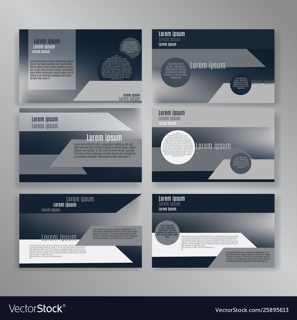 Powerpoint slides presentation templates set can