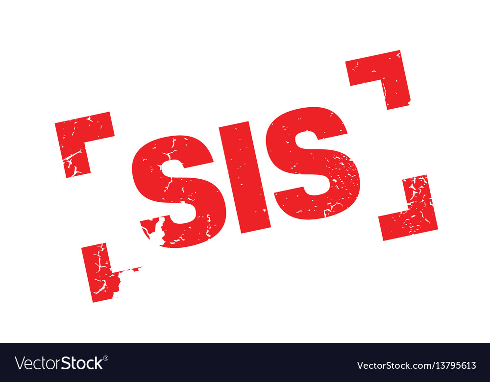 Sis rubber stamp Royalty Free Vector Image VectorStock Sis rubber stamp Royalty Free Vector Image VectorStock