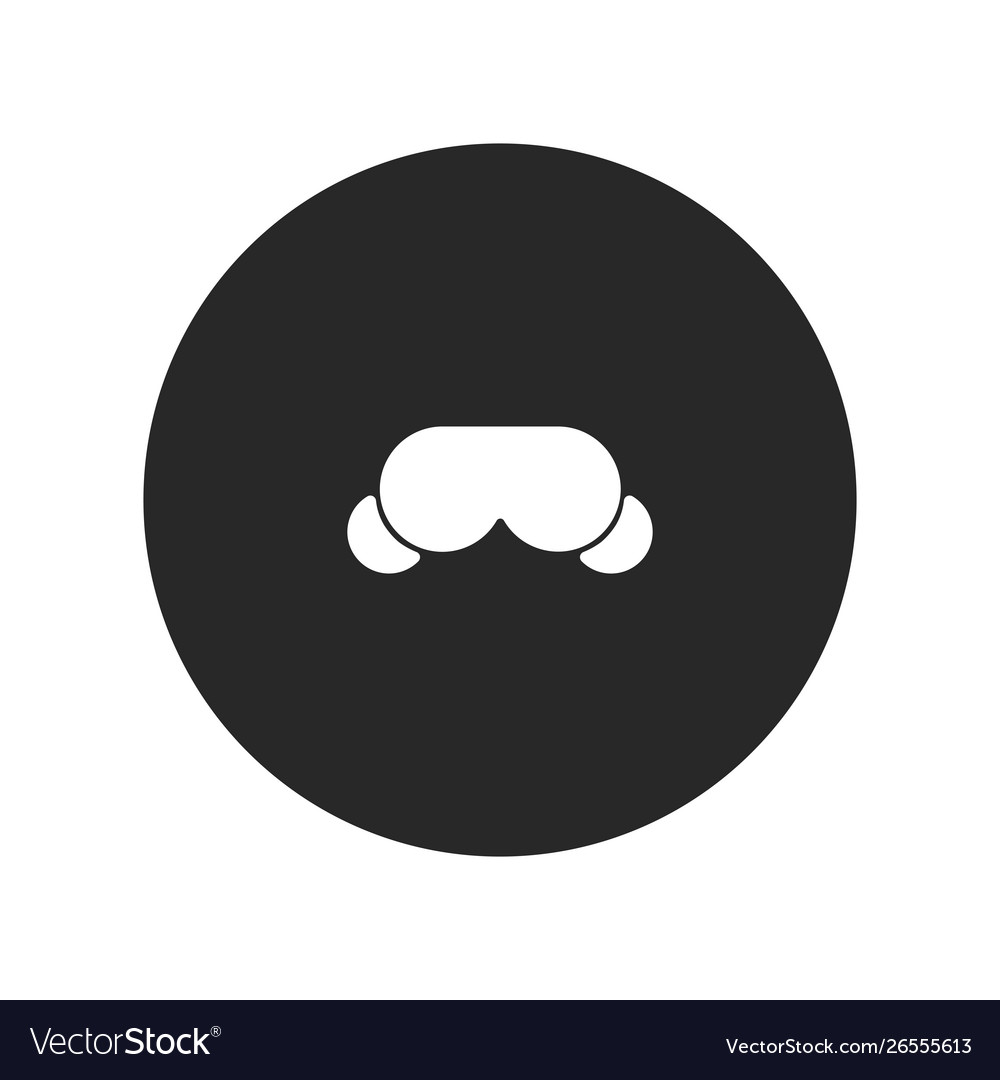 Sleeping mask icon