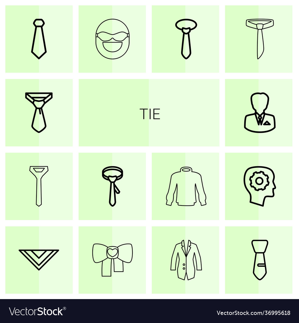 14 tie icons