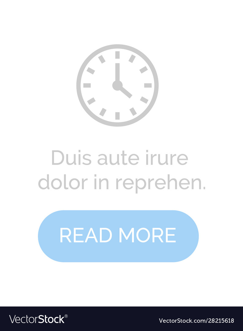 Clock with hands showing time and deadlines web vector image Clock with hands showing time and deadlines web