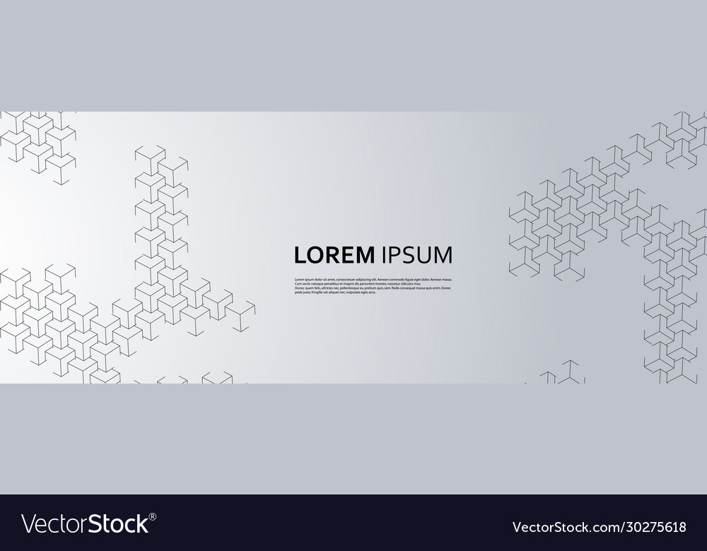 Digital geometric abstract design and pattern Vector Image Digital geometric abstract design and pattern