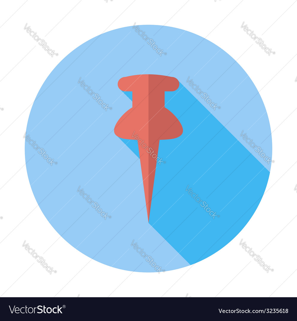 Map pointer single flat icon
