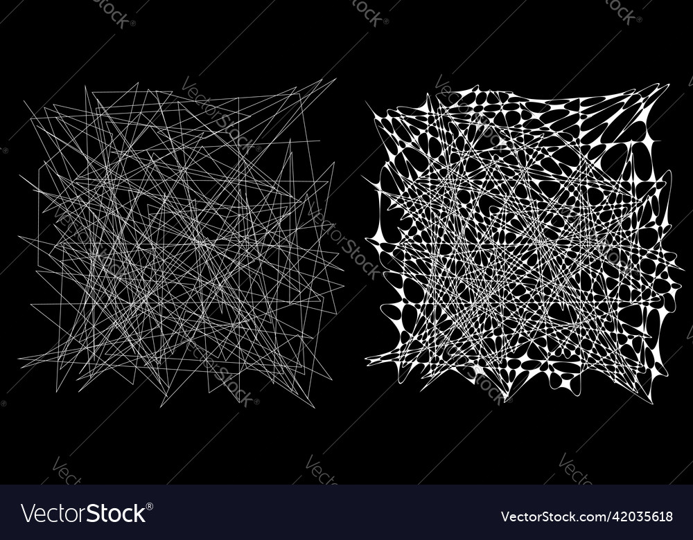 Matching pair of edgy geometric angular vector image Matching pair of edgy geometric angular