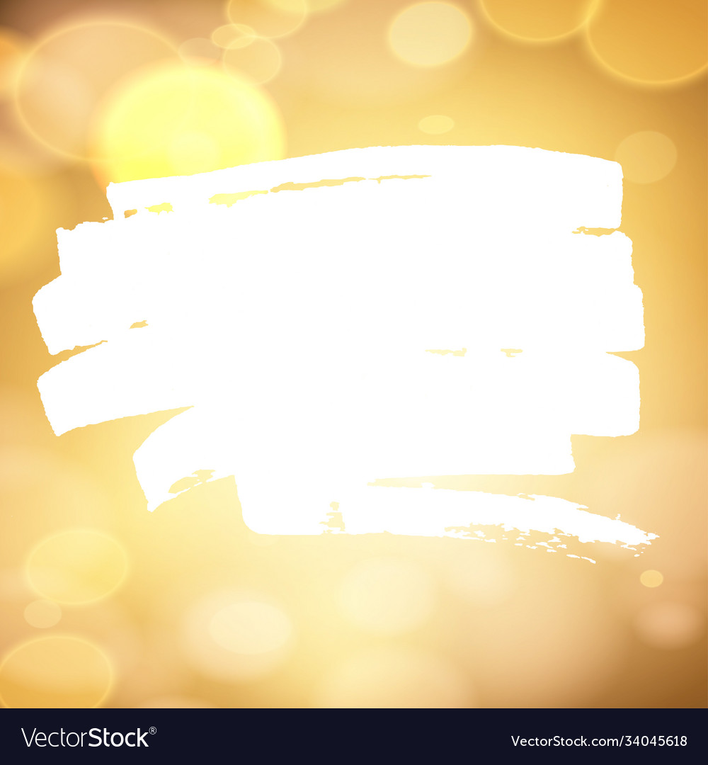 Paint splash frame for text on abstract bokeh vector image Paint splash frame for text on abstract bokeh