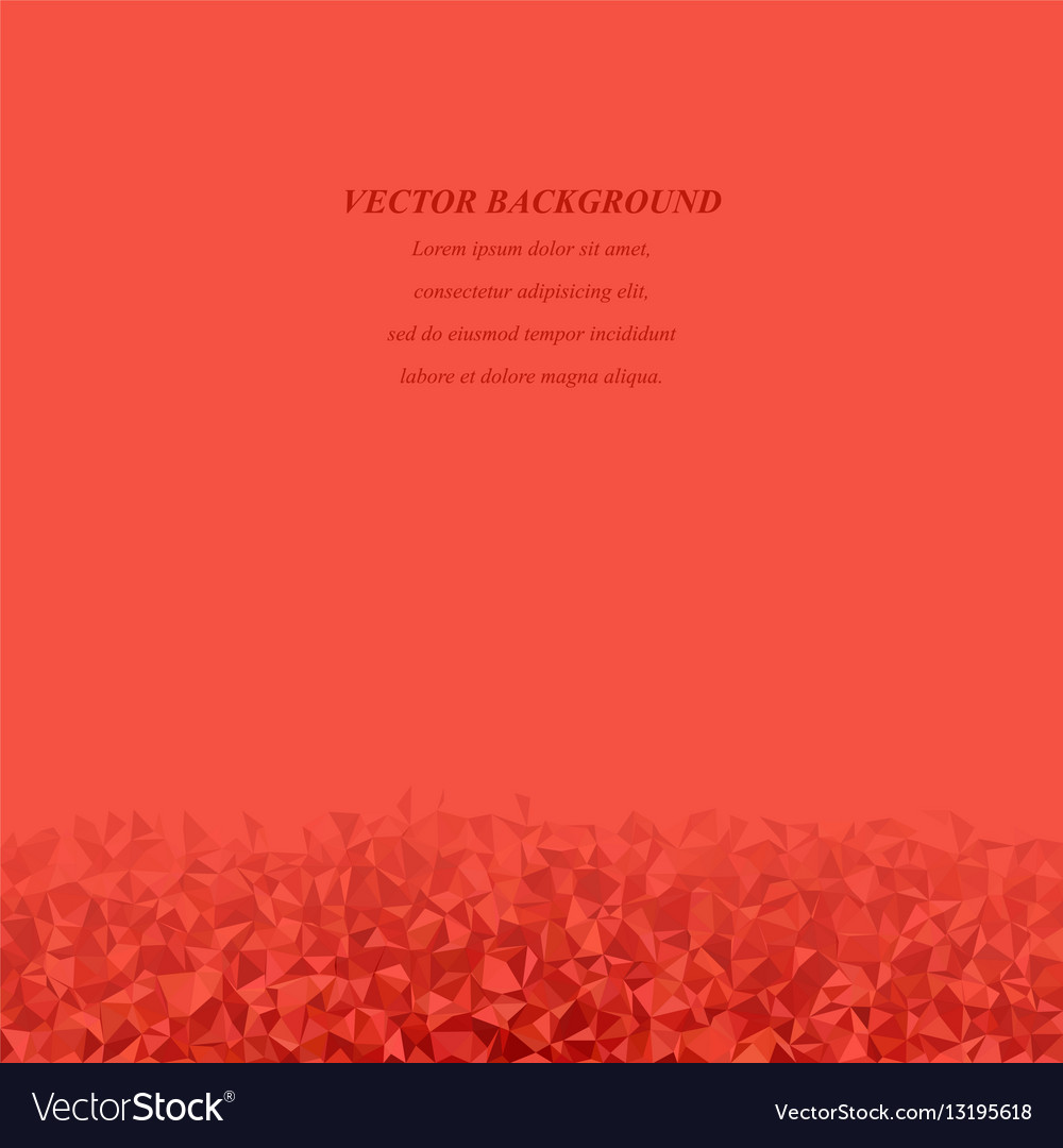 Red irregular triangle mosaic background design