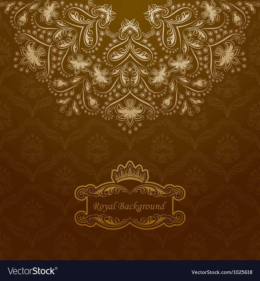 Royal background Royalty Free Vector Image - VectorStock