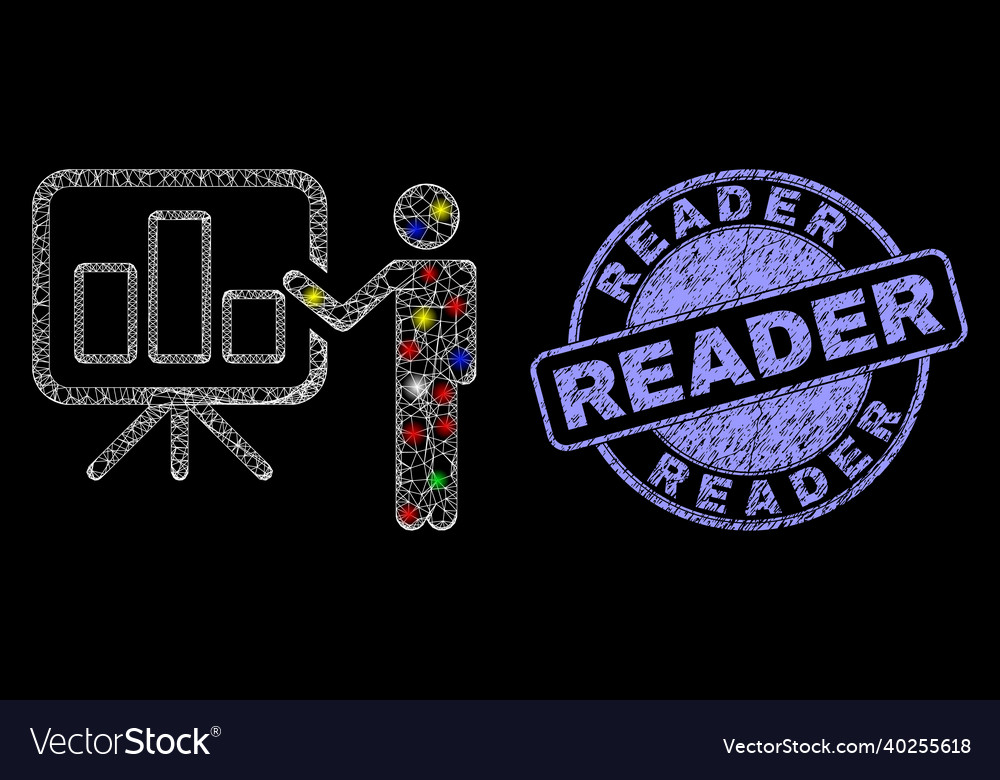 Rubber reader stamp seal and bright net bar chart