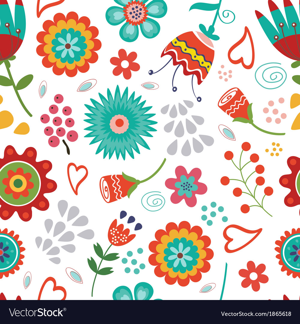 Vibrant Floral Pattern