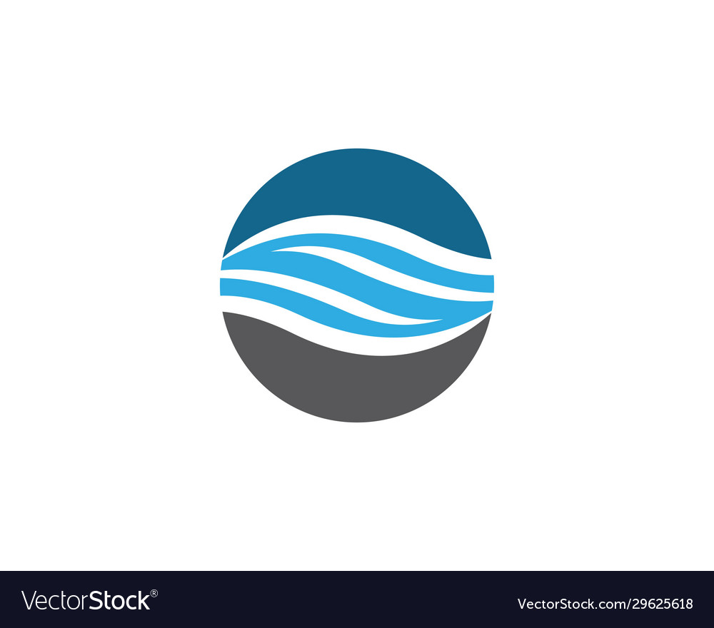 Water wave icon Royalty Free Vector Image - VectorStock