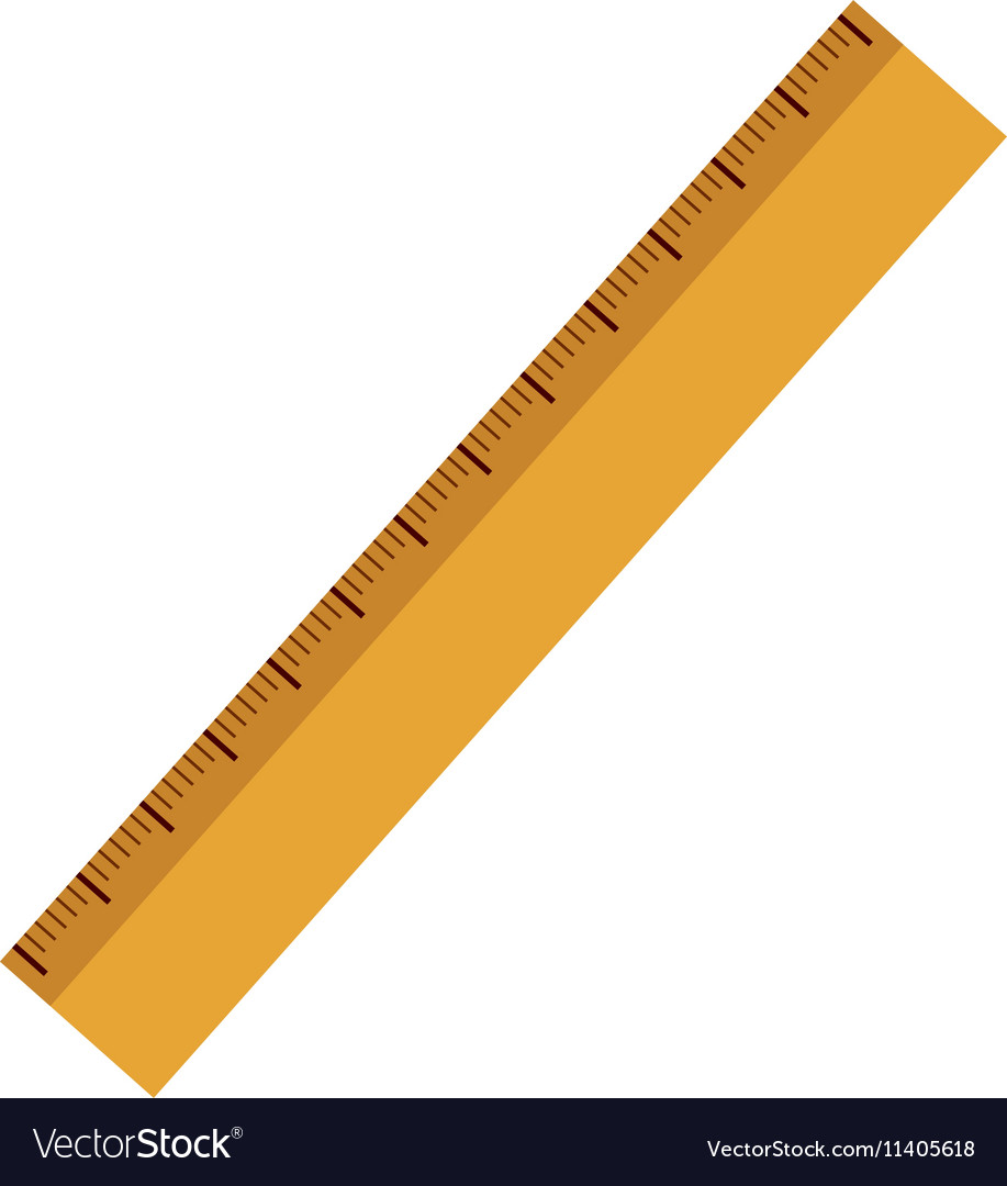 Yellow ruler icon Royalty Free Vector Image - VectorStock