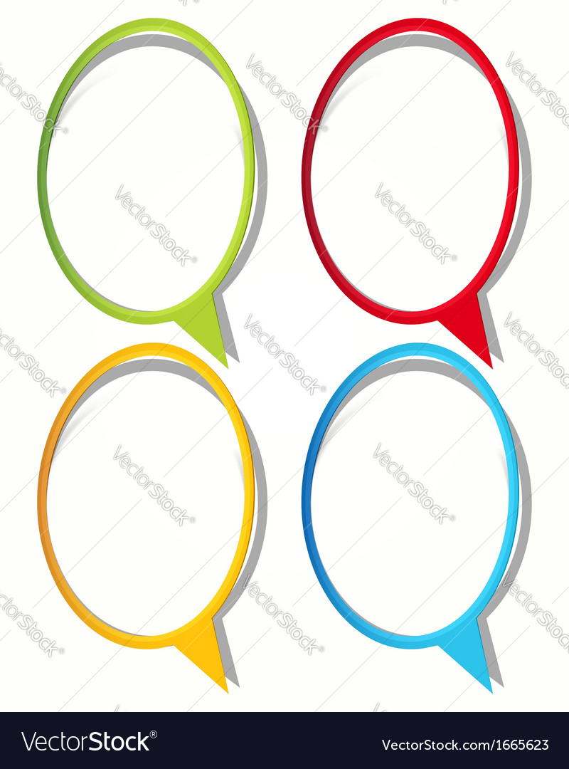 Labels in the form of an empty frame for your text