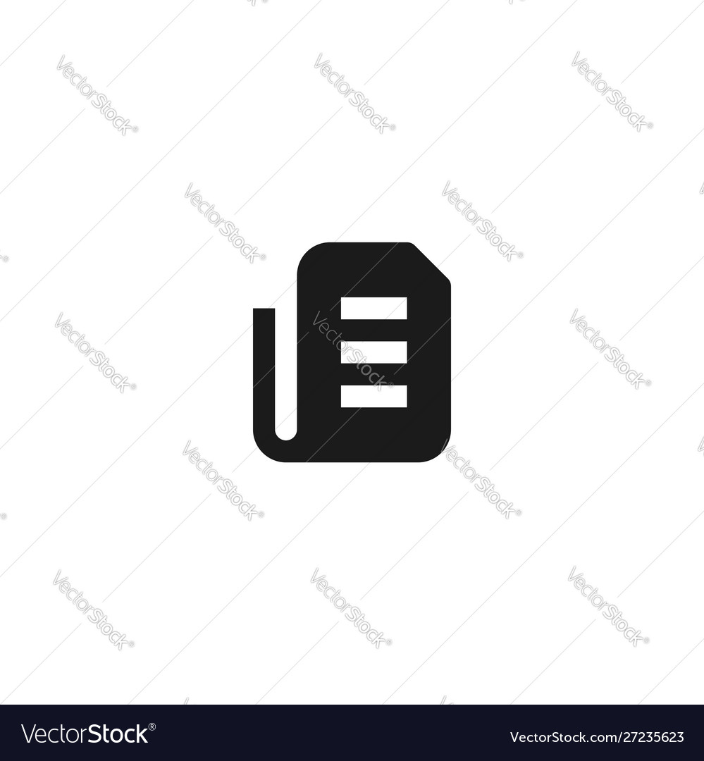 Paper task icon design for job symbol simple vector image Paper task icon design for job symbol simple