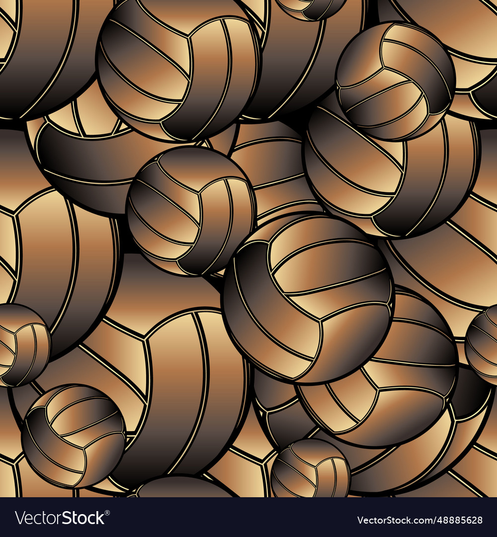 3d balls seamless pattern surface Royalty Free Vector Image