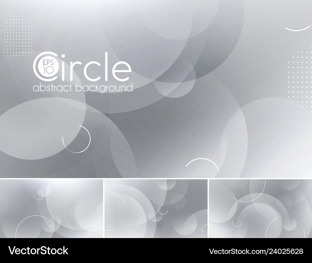 Circle abstract background - white Royalty Free Vector Image