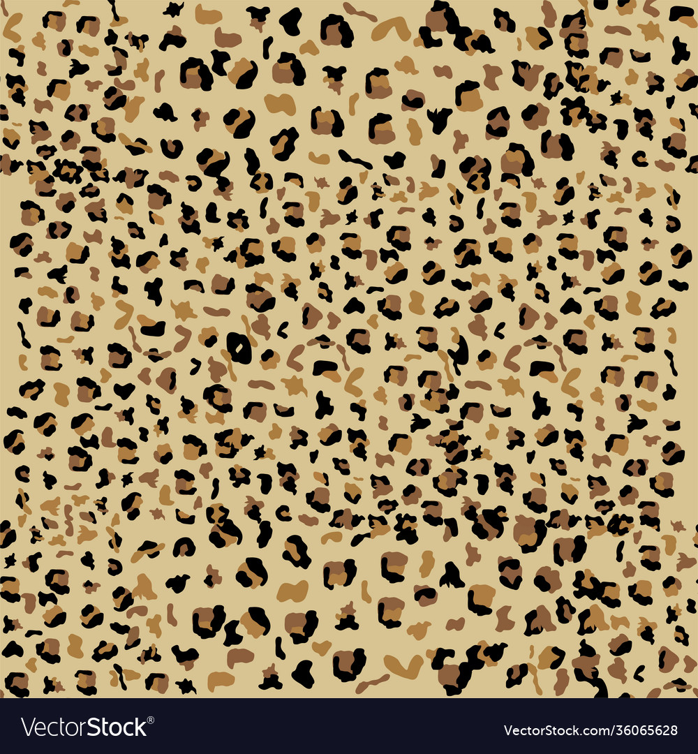 Leopard seamless pattern design background vector image Leopard seamless pattern design background