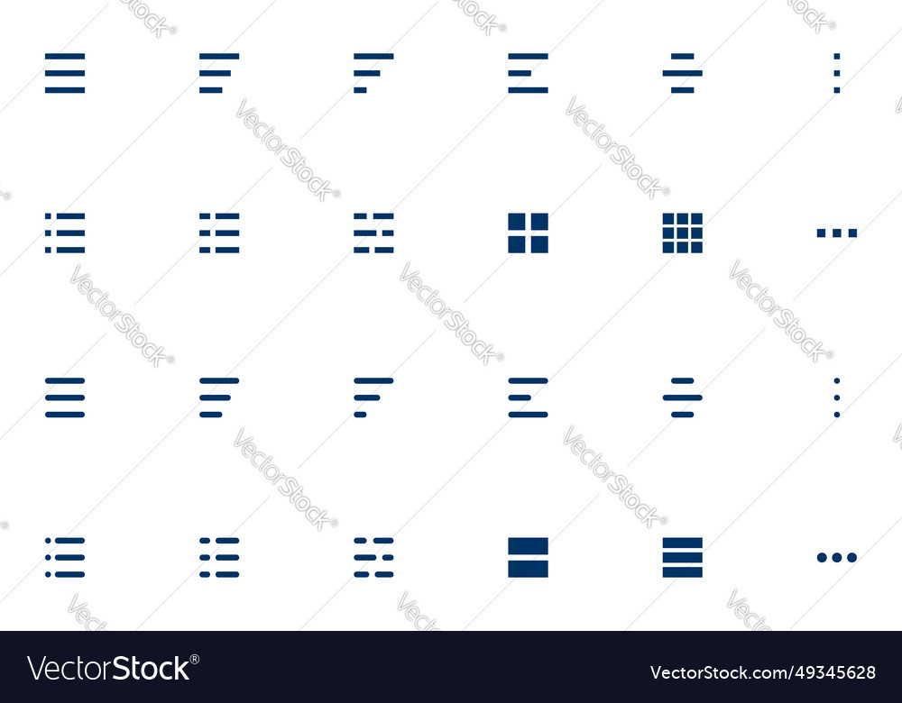 Line hamburger icon menu for mobile navigation vector image Line hamburger icon menu for mobile navigation